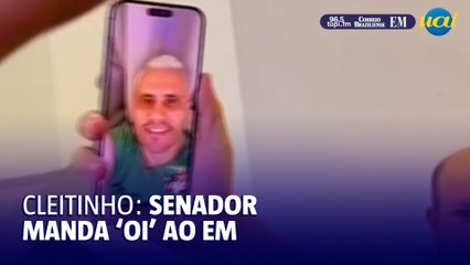 De cabelo descolorido, Cleitinho dá "oi" ao Estado de Minas