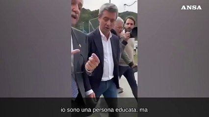 Liguria, scintille tra Orlando e Bucci a una fiera