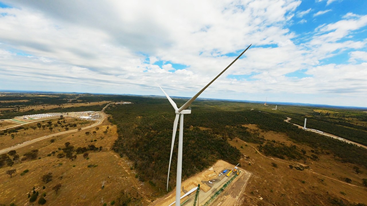 Australia's biggest windfarm generates first renewable energy | Farm Online