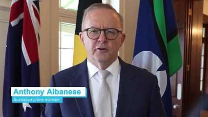 Anthony Albanese condemns Hamas on first anniversary of Israel attack