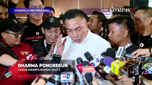 Momen Jongkok Dharma Pongrekun hingga Singgung Adab Usai Debat Pertama Pilkada Jakarta 2024