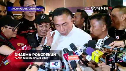 Momen Jongkok Dharma Pongrekun hingga Singgung Adab Usai Debat Pertama Pilkada Jakarta 2024