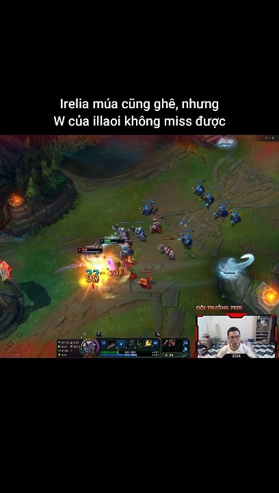 Irelia múa cũng ghê, nhưng W của illaoi không miss được #irelia #illaoi #lienminhhuyenthoai #leagueoflegends