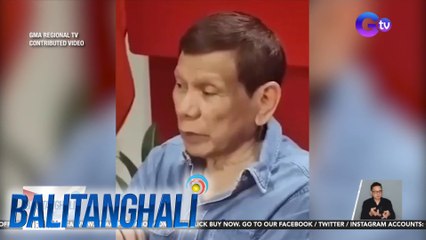 FPRRD sa imbitasyon ng House Quad Comm kaugnay sa pagdinig sa EJK - "I just hope they will ask educated questions" | Balitanghali