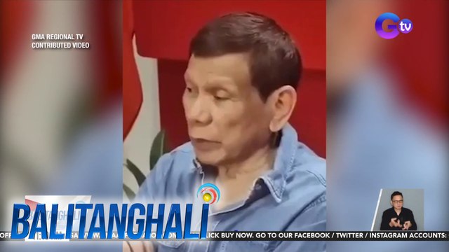 FPRRD sa imbitasyon ng House Quad Comm kaugnay sa pagdinig sa EJK - I just hope they will ask educated questions | Balitanghali