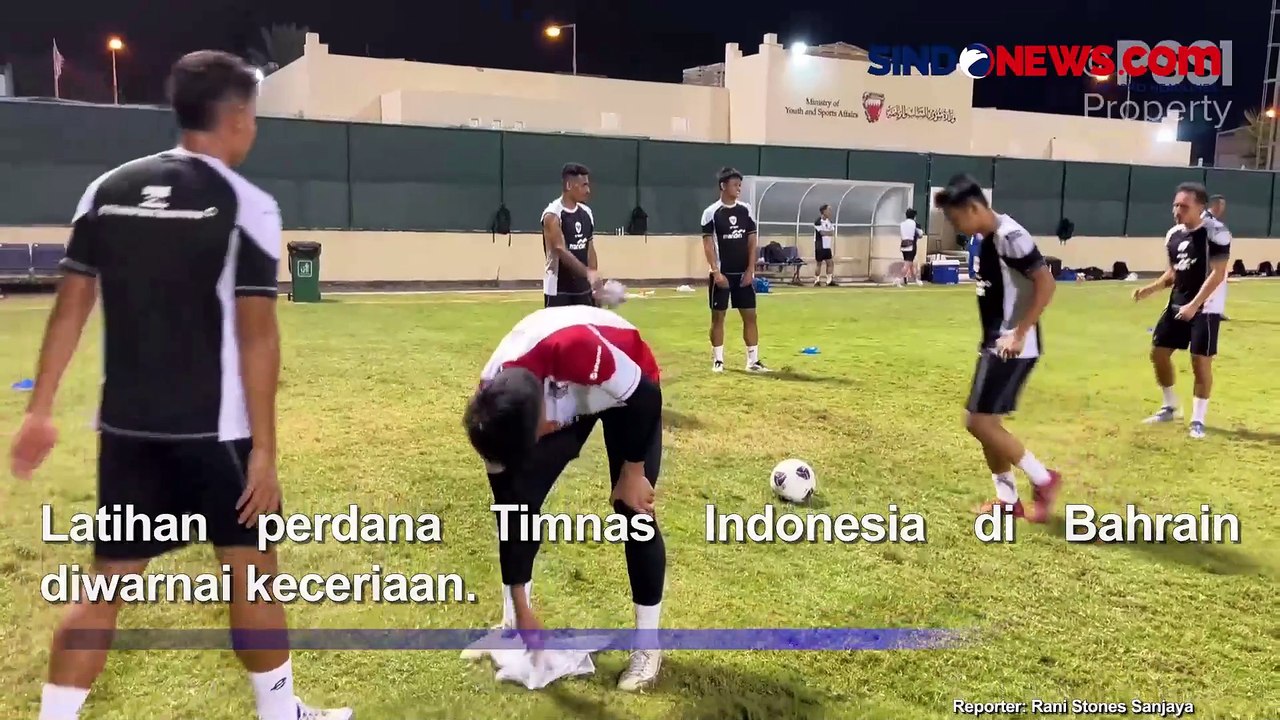 Jalani Latihan Perdana di Bahrain, Pemain Timnas Indonesia Ceria dan Rileks