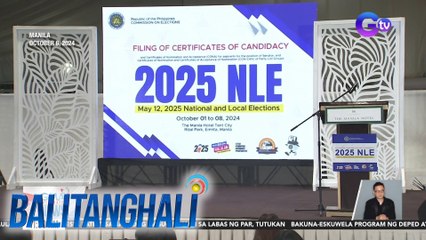 Ilan pang personalidad & party-list organizations, naghain ng CoC at CON-CAN noong Biyernes, Oct. 4, 2024 | Balitanghali