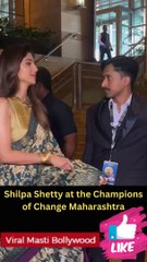 Shilpa Shetty at the Champions of Change Maharashtra