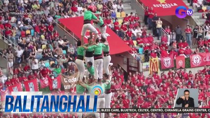 Iba't ibang grupo, nagpasiklaban sa pagbuo ng "Human Tower" | Balitanghali
