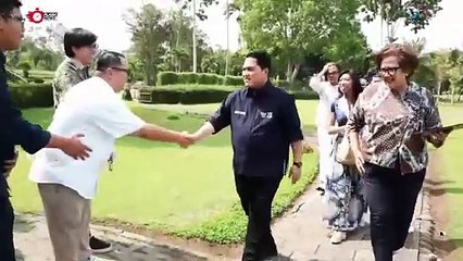 Momen Kunjungan Menteri BUMN Erick Thohir di Candi Borobudur