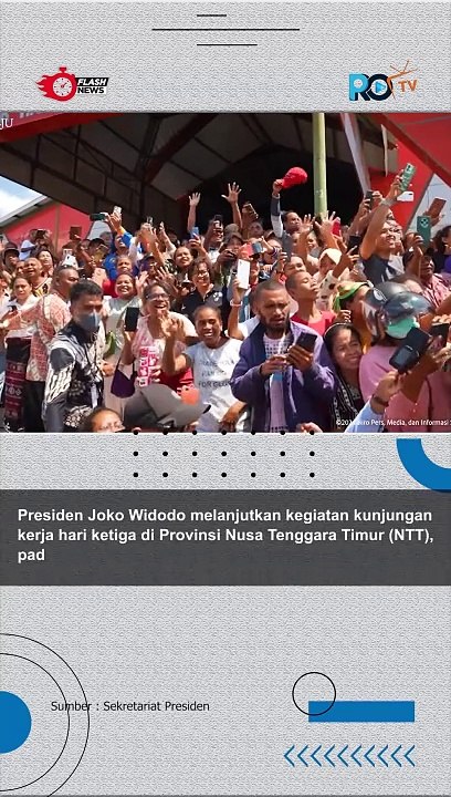 Inilah Momen Kunjungan Presiden Jokowi ke Alor