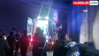 Tünelde can pazarı: Aynı aileden 4 kişi araç içinde sıkıştı