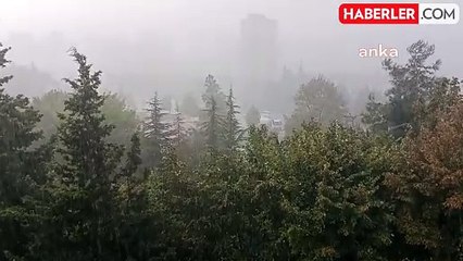 İstanbul'da Ani Gök Gürültülü Sağanak Yağış