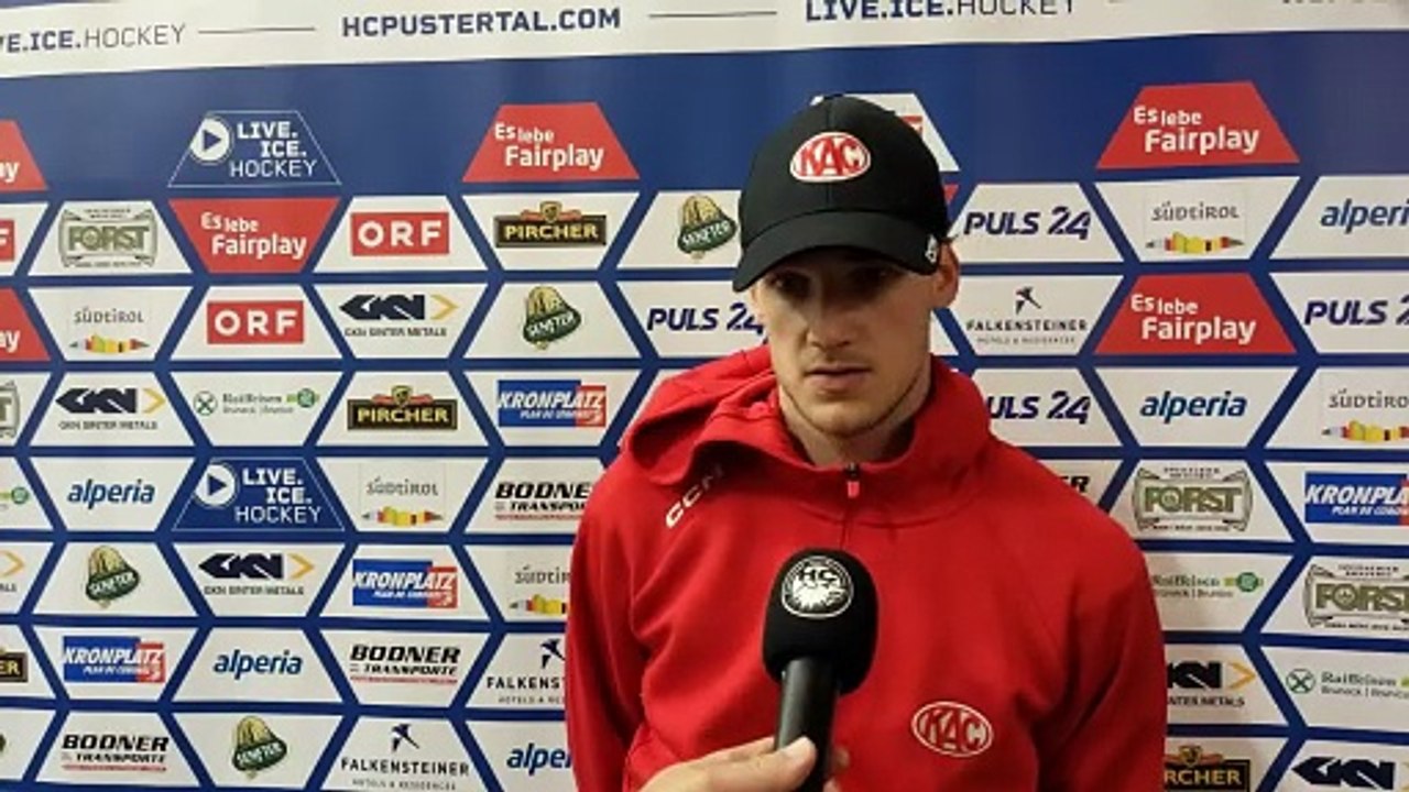 Simeon Schwinger (KAC) nach der Niederlage in Bruneck