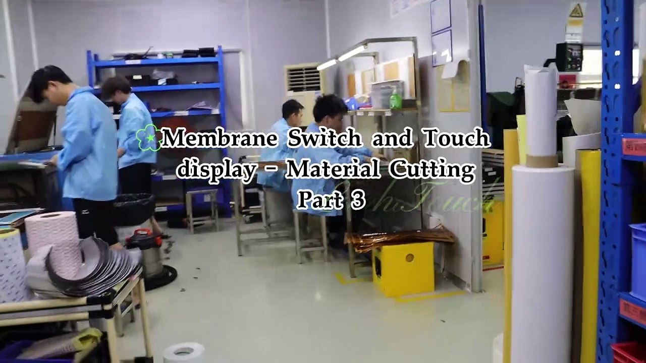 Membrane Switch and Touch display - Material Cutting Part 3 #Membrane Switch #Membrane Keypad #Touchscreen Panel #Capacitive Switches