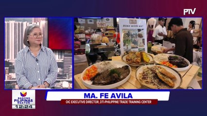 Panayam kay OIC Executive Director Ma. Fe Avila ng DTI-Philippine Trade Training Center ukol sa mga bagong programa  at pagsasanay para sa mga micro, small and medium enterprises