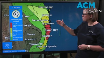 Storms rolling in over parts of NSW and Queensland
