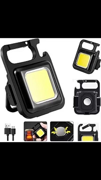 Keychain LED Light 4 Hours Battery Life with Bottle Opener