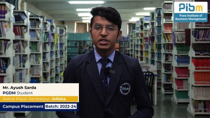 PIBM's MBA & PGDM Placements Triumph Ayush's Inspiring Success Story