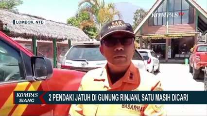 2 Pendaki Jatuh di Gunung Rinjani, Satu Masih dalam Pencarian