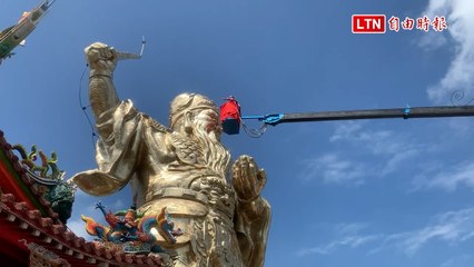 南投敦和宮162尺高武財神像盛大開光儀式✨