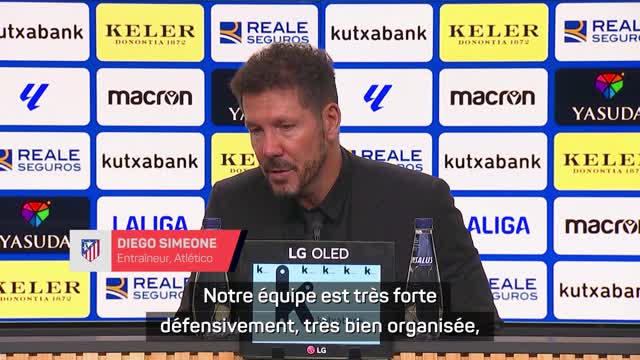 Atlético Madrid - Simeone veut améliorer les transitions pour créer plus de danger