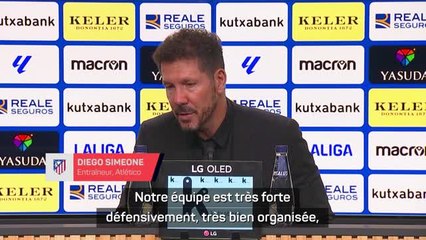 Atlético Madrid - Simeone veut améliorer les transitions pour créer plus de danger