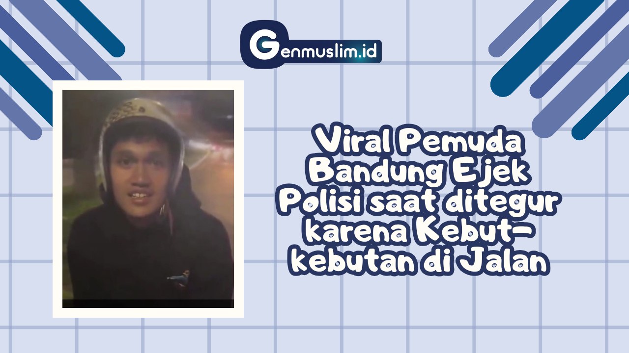 VIRAL! Pemuda Bandung Ejek Polisi saat Ditegur karena Kebut-Kebutan di Jalan