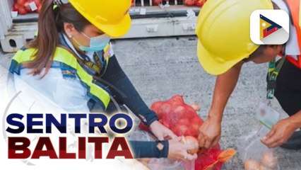 Nasa P2-M halaga ng mga sibuyas mula China na walang sanitary at phytosanitary import clearance, kinumpiska ng BOC