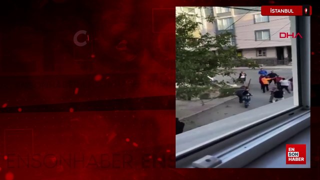 İstanbul'da ceviz kavgasında ortalık savaş alanına döndü