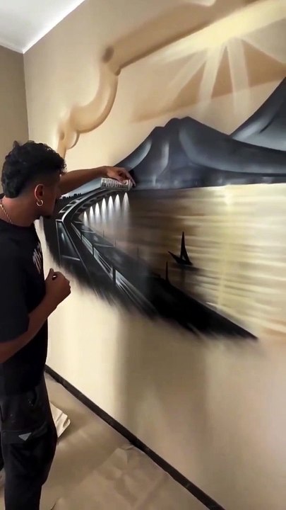 Raffaele Liuzzi, célèbre pour ses incroyables peintures murales d'intérieur, vous invite à découvrir son talent exceptionnel !