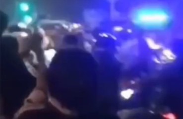 MOBIL AMBULANS TERTAHAN BALAP LIAR DI TAMAN MINI