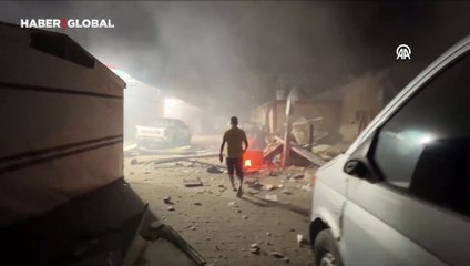 İsrail hastane avlusundaki Filistin çadırlarına saldırdı: 11 yaralı
