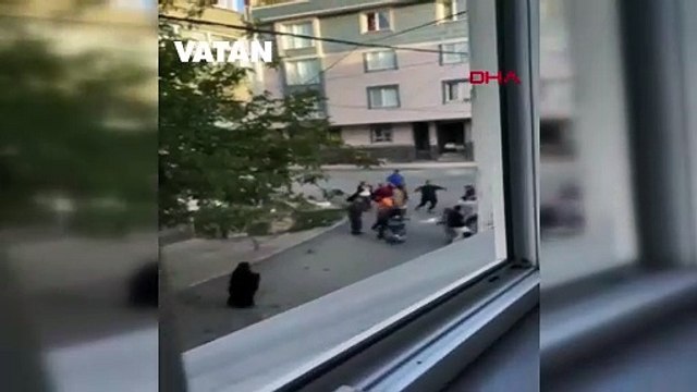Arnavutköy'de ceviz kavgası! Ortalık savaş alanına döndü