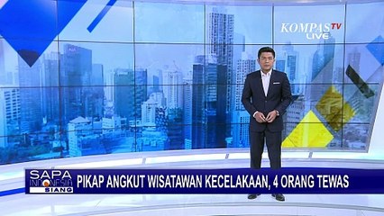 Pikap Angkut Wisatawan Terjun ke Jurang di Kuningan, 4 Orang Tewas