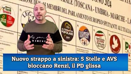 Conte e Fratoianni escludono il leader di Iv dalle alleanze, Shlein...