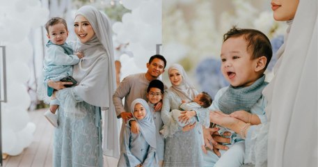 Anak Usia 7 Bulan Baru Dedah Wajah, Comelnya Buah Hati Fatin Afeefa & Opai!