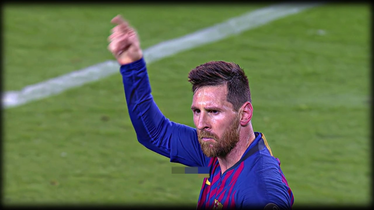 Beautiful scenes of Messi