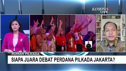 Begini Tanggapan Pengamat soal Debat Perdana Pilkada Jakarta 2024