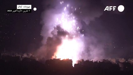 تجدد القصف الإسرائيلي على ضاحية بيروت الجنوبية