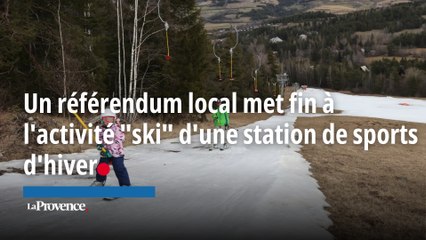 Un référendum local met fin à l'activité "ski" d'une station de sports d'hiver