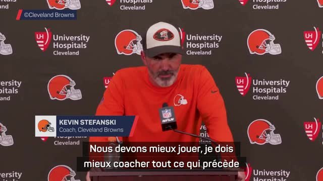 Browns - Stefanski : “Nous devons mieux jouer, je dois mieux coacher”