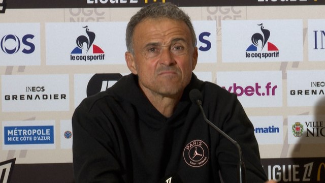 Nice-PSG : « On a eu un niveau très élevé d'erreurs », explique Luis Enrique