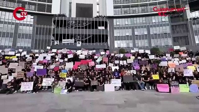 Semih Çelik tarafından katledilen Ayşenur Halil'in üniversitesinde protesto: 'Sustukça sıra sana gelecek!'