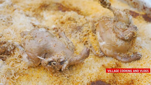 FULL CHICKEN BIRYANI | Whole Chicken Biryani Cooking & Eating in Village | Arabian Biryani Recipe