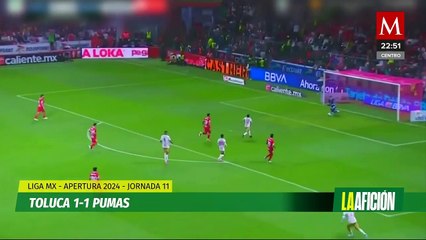 Pumas rompe el hechizo en el Nemesio Diez y saca un punto valioso ante Toluca