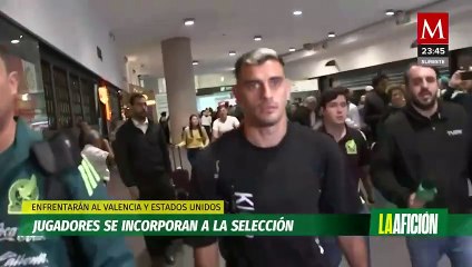 Convocados de la Selección Mexicana llegan a la Ciudad para fecha FIFA