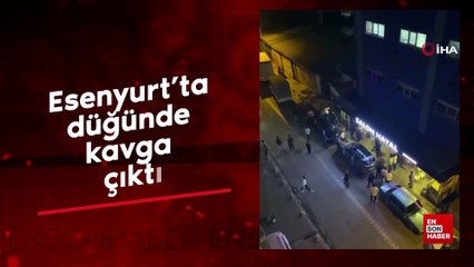 Esenyurt'ta düğünde kavga çıktı