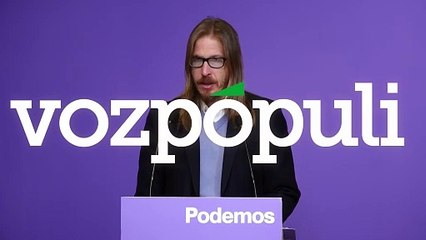 Podemos critica al Gobierno por su "deriva derechista"