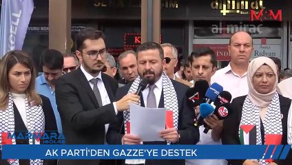 AK Parti'den Gazze’ye Destek: İsrail’in Saldırılarına Tepki Gösterildi